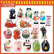 【Jy】DECOLE小物✿D22-02日式雜貨❤Zakka 加油達摩 合格必勝貓 貓頭鷹 圓滾滾福貓 招財貓