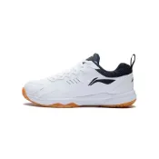 (店+)【LI-NING 李寧】LiNing李寧 全能王 21 V1 織物合成革 綜合訓練 防滑耐磨透氣 低幫 羽毛球鞋 男女同款 白黑色 AYTS038-1 男鞋 男運動鞋 女鞋 女運動鞋 羽球鞋