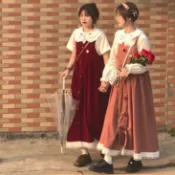 協貿國際日用品生活12館 2022春秋短袖襯衫長袖上衣女學生寬松輕lo裙子顯瘦jk制服蘿莉套裝