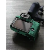 適用於佳能r10相機組CANON EOS R100矽膠套荔枝紋r50機身保護套R50