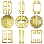 木語家居 櫥櫃門把手 輕奢衣櫃拉手櫥櫃銅質櫃門五金簡約現代櫃子抽屜黃銅圓新中式把手【MJ3844】