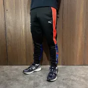 美國百分百【全新真品】PUMA 長褲 棉質 運動褲 綁繩 BMW聯名 長棉褲 黑色 CS65