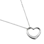 【DOKODEMO】Tiffany & Co. Elsa Peretti 設計的 Open Heart 項鍊，925 純銀，西班牙製造，約 4.7 克，女士 [二手]