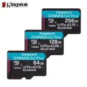 金士頓  64G 128G 256G Canvas Go! Plus microSDXC UHS-I U3 A2 高速卡