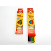 KOH-I-NOOR 捷克 HARDTMUTH TRIOCOLOR 三角彩色鉛筆-6色