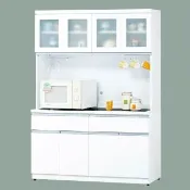 【唯熙傢俱】貝拉白色5尺餐櫥櫃(餐廳 餐櫃 電器櫃 抽屜櫃 置物櫃 收納櫃 碗碟櫃)