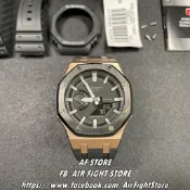 AF Store* G-SHOCK GA-2100 GA-2100-1A 改裝 六代AP款 不鏽鋼 農家橡樹 玫瑰金膠帶