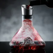 瀑布式紅酒醒酒器快速家用套裝奢華高檔玻璃葡萄酒倒酒存酒分酒壺