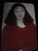 (而84)   莊靜而  3*5 沖洗照片一張，早期圓角相片!