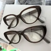 【LEEHER】貓眼眼鏡/復古眼鏡/眼鏡/眼鏡框/女生眼鏡/素顏眼鏡/眼鏡女/鏡框/小臉神器/無度 