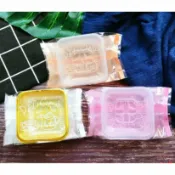 歐培拉 【嚴選&現貨】【 50克/80克/100克午茶時光月餅袋】月餅袋 平口袋 蛋黃酥包裝袋 牛軋餅 餅乾袋 機封袋 手工皂袋