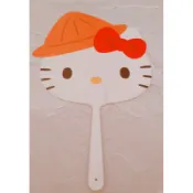 （二手特定限量聯名款絕版品）可愛Hello Kitty扇子 2018屏東熱帶農業博覽會（有瑕疵）
