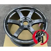 【五股泓越經銷】全新 泓越 MAXX 鋁圈 18吋 旋鍛 M837 石磨灰 類TE37 六爪 深唇 海拉風