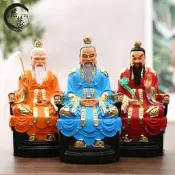 48h出貨丶家用三清神像太上老君像供奉元始天尊道德天尊三清祖師神像