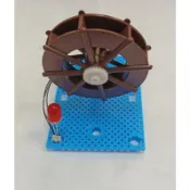 DIY 水力發電 發電機 水車發電