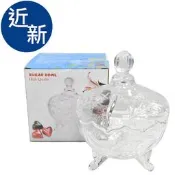 近新 SUGAR BOWl 玻璃花瓣 糖果罐 零食罐 370200009826 再生工場 03