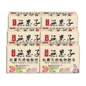 【古寶無患子】6盒抗菌天然植物肥皂(140gx4/盒 共6盒)