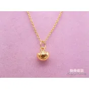 美美銀樓 9999黃金 元寶 亮面 造型墜子