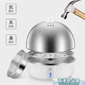 【促銷價】煮蛋器    半球不銹鋼煮蛋器自動斷電家用多功能早餐蒸蛋器迷你小型1人神器