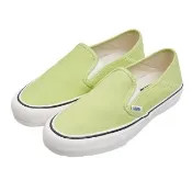 【VANS】Slip-On SF 經典平底 懶人鞋 男女 黃綠色 素面 低筒 休閒鞋 滑板鞋 VN0A3MVDVSC