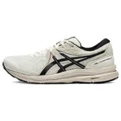 1011B730-101 ASICS Gel-Contend 7 體考舒適輕便 織物合成革 低幫 休閒長跑短跑城市通勤跑步鞋 男款 米黑色