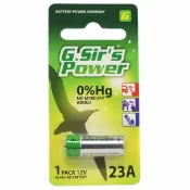 旻泉精品批發網 G Sir s 23A 12V 電池 鐵捲門遙控器電池/一個入(定50) 鹼錳柱型電池 23A-PA1機車防盜器電池 汽車遙控器電池 門鈴電池-傑梭【APP滿額下單10%點數(單一帳號最高1000點)】9/30止