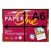 (店+)【PaperOne】PAPER ONE 影印紙100磅 A6 (2包入/1000張) (使用原廠A4紙由本公司大型機裁自行裁切出貨)