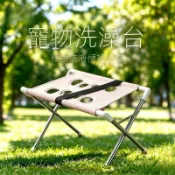 【在臺發貨】寵物洗澡架 不鏽鋼寵物吊床 狗狗洗澡架 貓洗澡架 寵物美容架子 寵物剪指甲吊床 不銹鋼寵物洗澡支架 可折疊