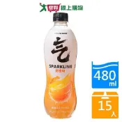 元氣森林柳橙味氣泡水480mlx15入/箱【愛買】