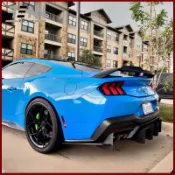 適用於【2015-2022款Ford Mustang】升級雙邊單出款Titan style後唇後下巴改裝