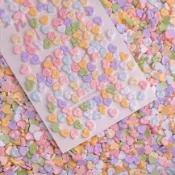 七七創意diy 超迷你love愛心巧克力（一包5毫升約30片左右）樹酯配件/奶油膠配件/食玩
