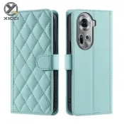 Xicci 適用於 OPPO Reno 11 5G/Reno 11Pro 5G 小香包卡片翻蓋皮套防震多功能皮手機套