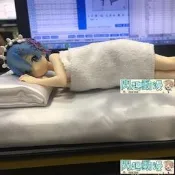 （可開發票）港版 異世界生活動漫可愛內依蕾姆美女手辦Rem雷姆日版睡姿手辦模型（滿額免運）