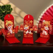 ✨臺灣出貨✨2026年馬年紅包 3D立體紅包 折疊紅包 過年春節通用紅包 金蔥兒童拜年壓歲錢新年利是封 創意紅包 MVB