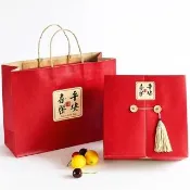 【93茶點】平安喜樂堅果茶包禮盒(全素可食/核桃紅棗+核桃椰棗+龜苓膏軟飴+福壽梨山茶包)