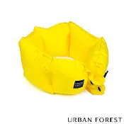 URBAN FOREST都市之森 樹-口袋充氣頸枕/午睡枕 薑黃