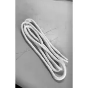 4mm白色圓鞋帶，大小童鞋 適用80 100 120cm鞋帶