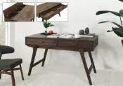新生活家具NewlifeFurniture 【新生活家具】《尼可》 免運費 書桌 辦公桌 在家工作 WFH 胡桃色 工作桌 抽屜 收納 電腦桌 WFH 工廠直營 現代 簡約 套房 小資族