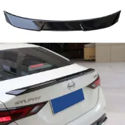 日產 仙草 Nissan Sentra 2021-2025 尾翼 導流板 鴨尾 改裝 定風翼 亮黑 炭紋 空力套件