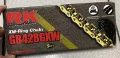 新品-RK鍊條 GB 428 GXW-120L黃金“XW“型頂級油封強化鏈條
