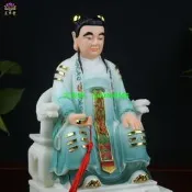 【現貨免運】???? 三茅真君茅盈茅固茅衷神像漢白玉茅山祖師爺祖師客廳佛像菩薩擺件