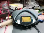 彪虎機車液晶儀表板淡化維修專用偏光膜，兩片組（銀底下偏光+霧面上偏光膜）