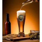 日式精釀啤酒杯 日料店專用啤酒杯 無鉛加厚德國敎士啤酒杯範佳樂精釀啤酒杯艾丁格瓦倫丁麒麟精釀杯