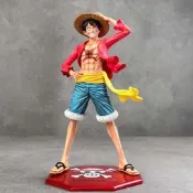 海賊王ZERO壓帽鬼島路飛草帽笑臉路飛手辦公仔動漫模型擺件批發
