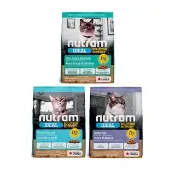 【Nutram 紐頓】I12/I17/I19無穀專業理想系列貓飼料 2kg/4.4lb(體重管理/化毛/三效強化、貓糧)
