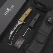 【非凡】極端武力科爾沃直刀 限量版 戶外刀 鋒利刀 收藏刀 野營小獵刀 登山刀露營用具 農用工具 砍竹刀 排障刀 叢林刀