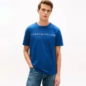 【TOMMY HILFIGER】VIP限定 官方旗艦館Tommy Hilfiger 標誌 T 恤_藍色