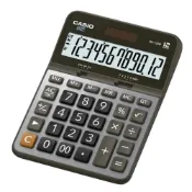 (店+)【CASIO 卡西歐】12位數 雙電源商用計算機DX-120B