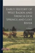 【三民網路書店】Early History of West Baden and French Lick Springs and Lost River 作者：A. J. Rhodes