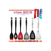 (店+)【Le Creuset】Le Creuset Revolution 廚房工具 鍋鏟 矽膠鍋鏟 漏勺 湯匙 漏杓 炒鏟 炒菜鏟 鏟子